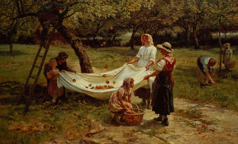 Frederick Morgan. Apple picking