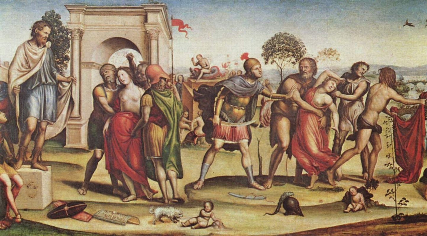 Sodom. The rape of the Sabine women