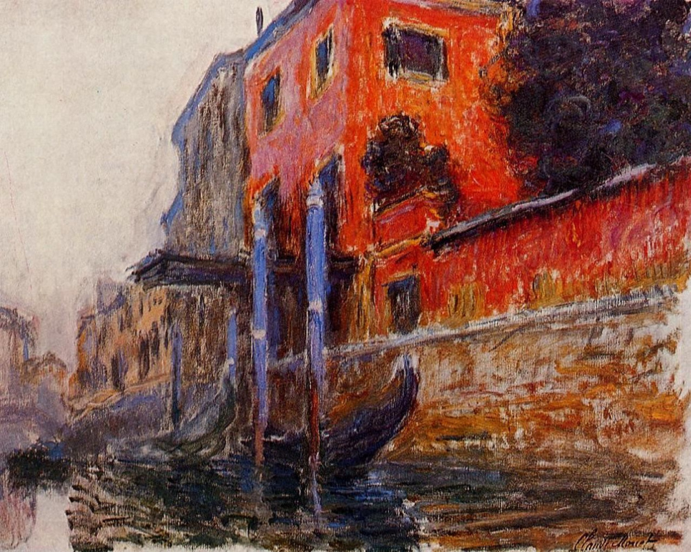 Claude Monet. Red house