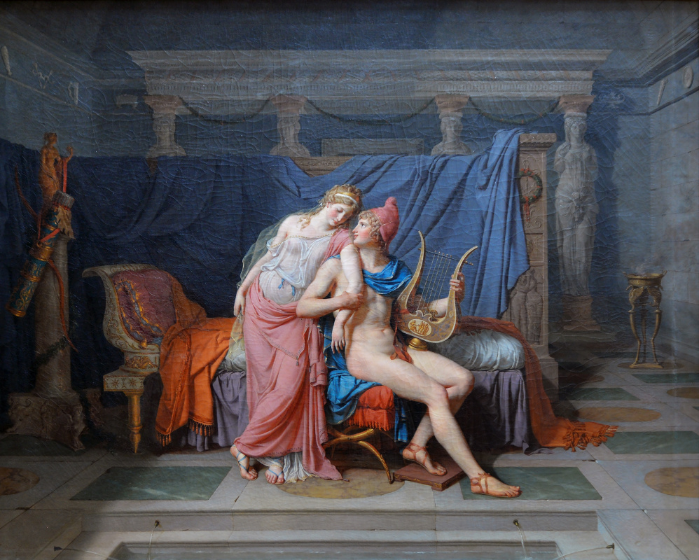 Jacques-Louis David. The love of Paris and Helen