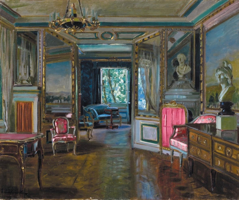 Stanislav Yulianovich Zhukovsky. The private apartments of Nicholas II in the Lazienki Palace Warsaw