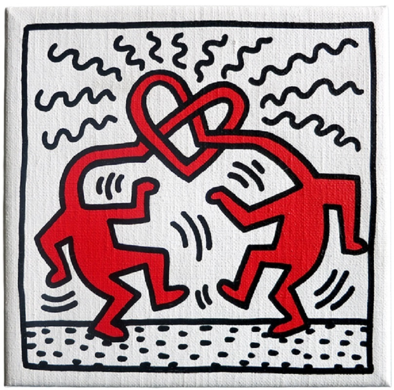 Whale Haring. Untitled (Love)