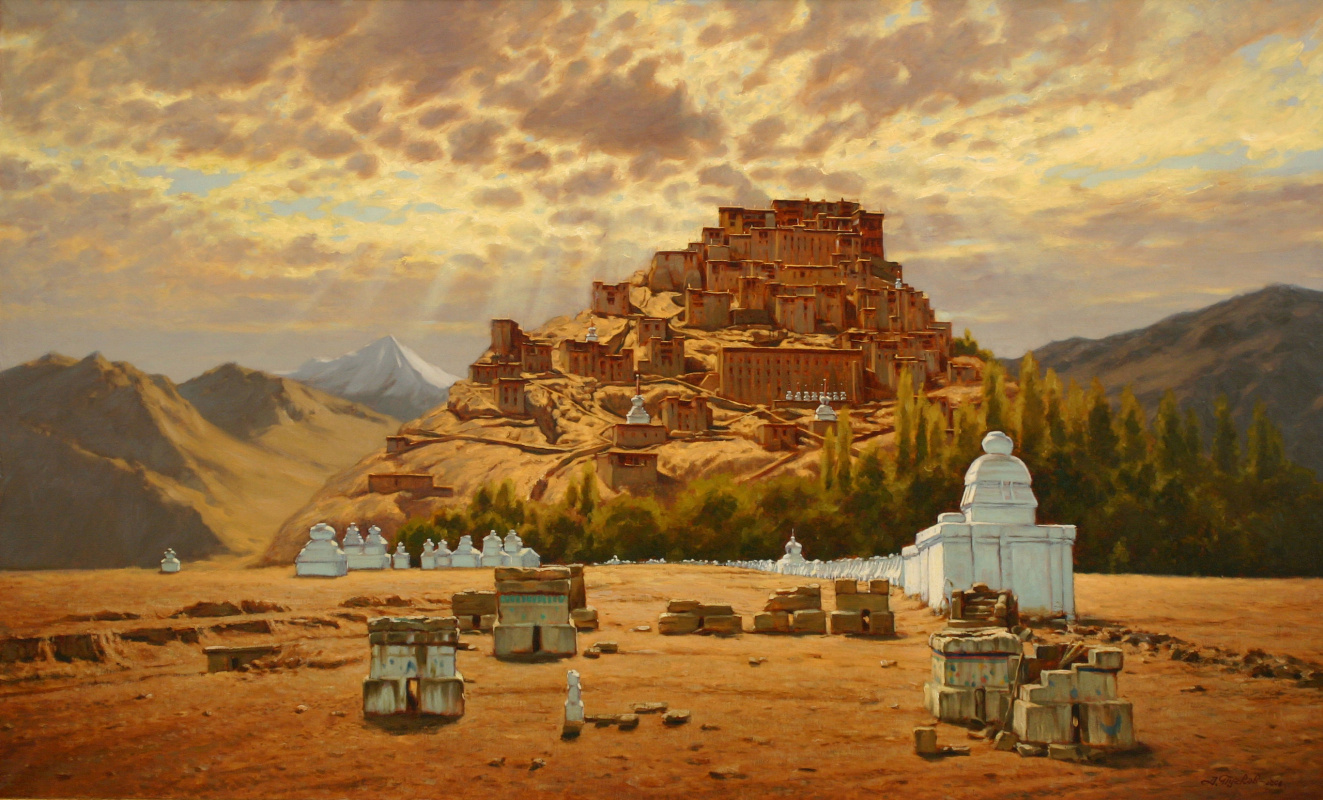 Artem Yurievich Puchkov. "Gold skies" (Tibet)