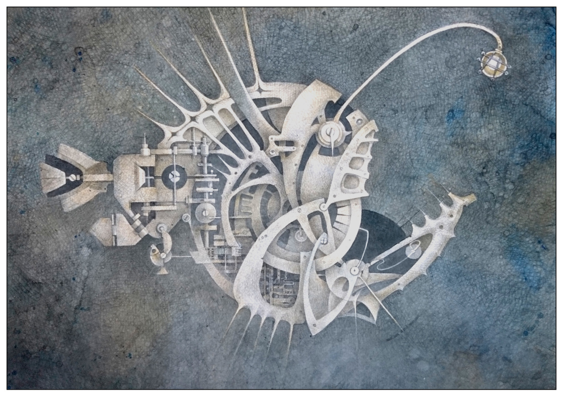 Natalia Andreevna Korotaeva. Anglerfish, a series of "mechanical aquarium"