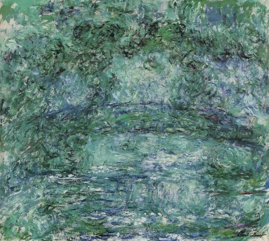 Claude Monet. Japanese bridge