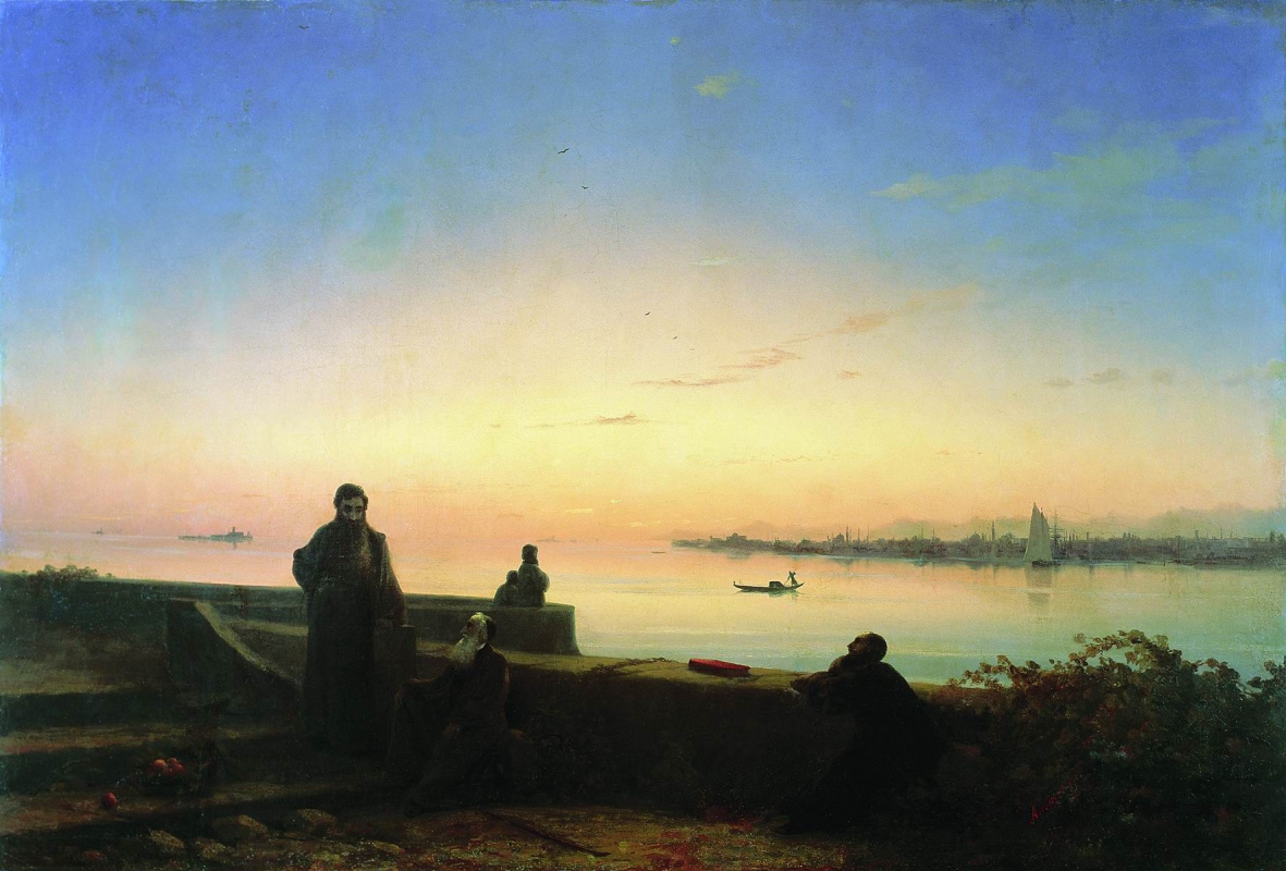 Ivan Aivazovsky. The mekhitarists on the island of St. Lazarus. Venice
