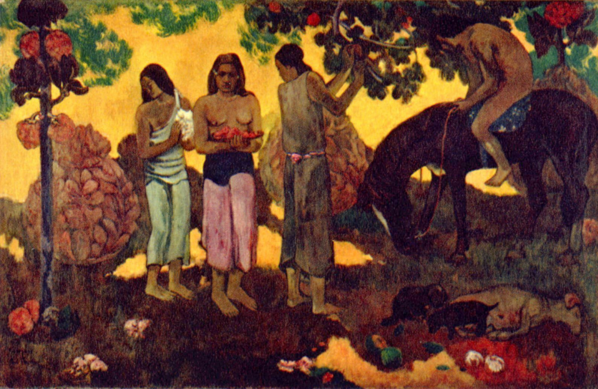 Paul Gauguin. Collect the fruits (Oh, Tahiti, wonderful land!)