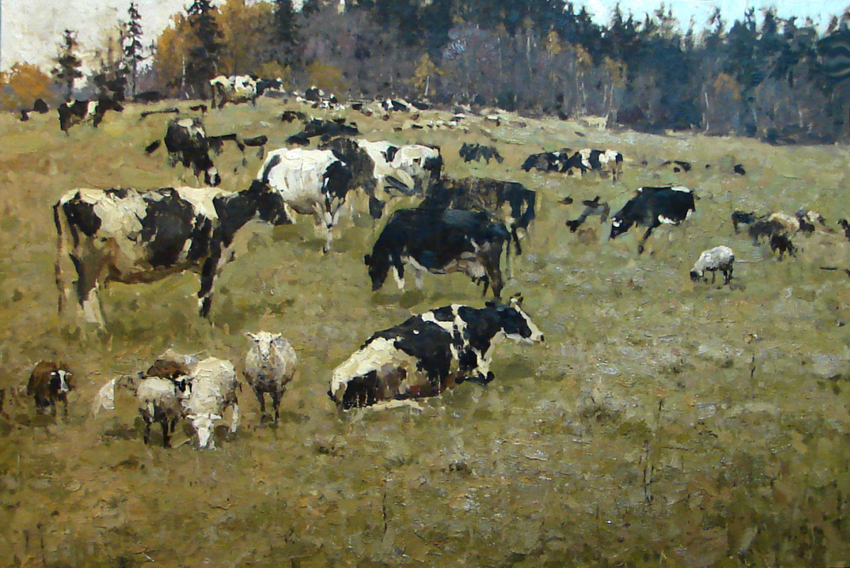 Василий Васильевич Куракса. On pasture