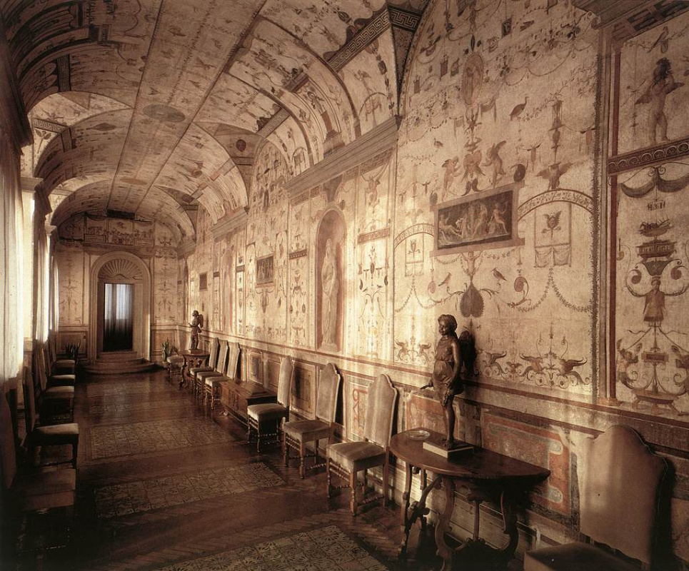 Рафаэль Санти. Лоджия кардинала Бибиена, фрески лоджии третьего этажа дворца понтифика в Ватикане