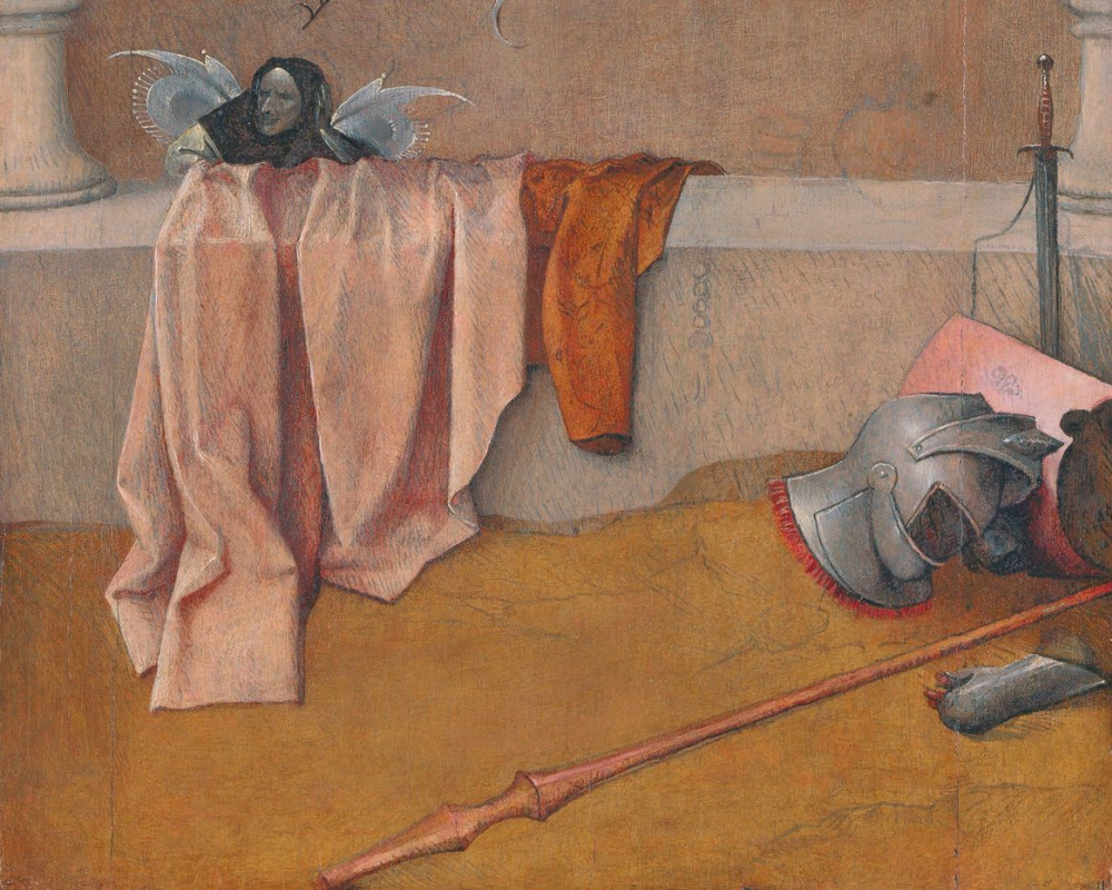 Hieronymus Bosch. Death and the miser, detail