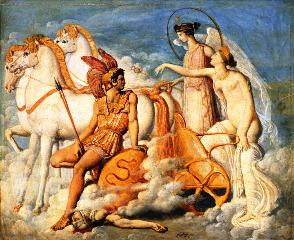 Jean Auguste Dominique Ingres. Venus, wounded by Diomedes