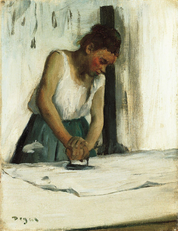 Edgar Degas. Laundress