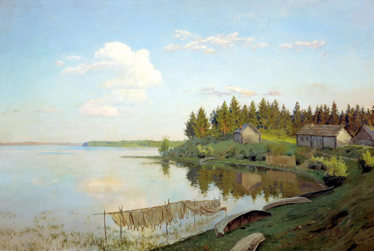 Isaac Levitan. On lake (the Tver province)