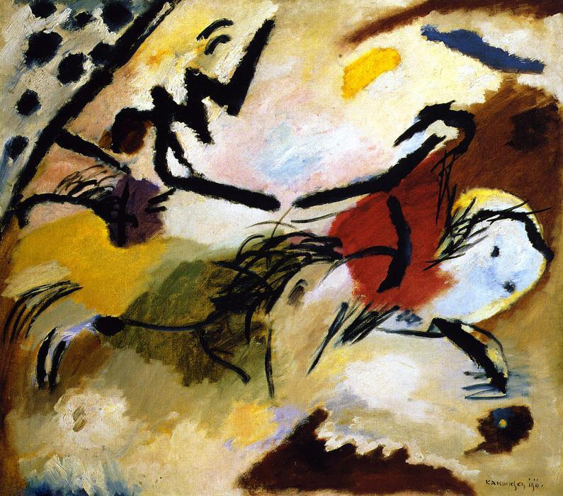 Wassily Kandinsky. Improvisation No. 20 (Two horses)