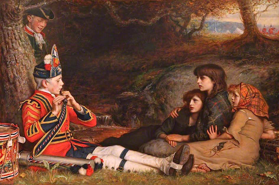 John Everett Millais. An idyll of 1745