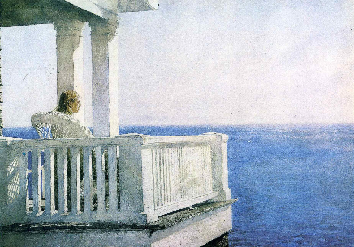 Jamie Wyeth. Balcony