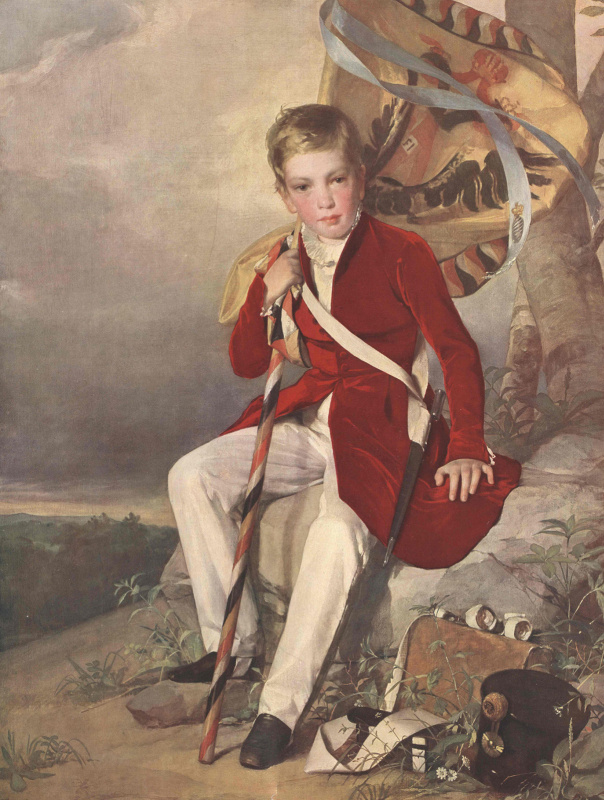 Эрцгерцог Франц Иосиф в возрасте 8 лет, 1838 г.