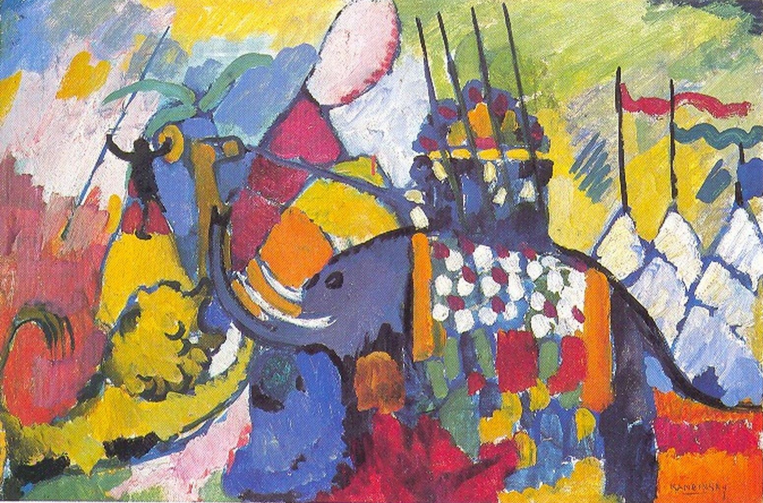 Buy digital version: Elephant by Wassily Kandinsky, Munich Arthive