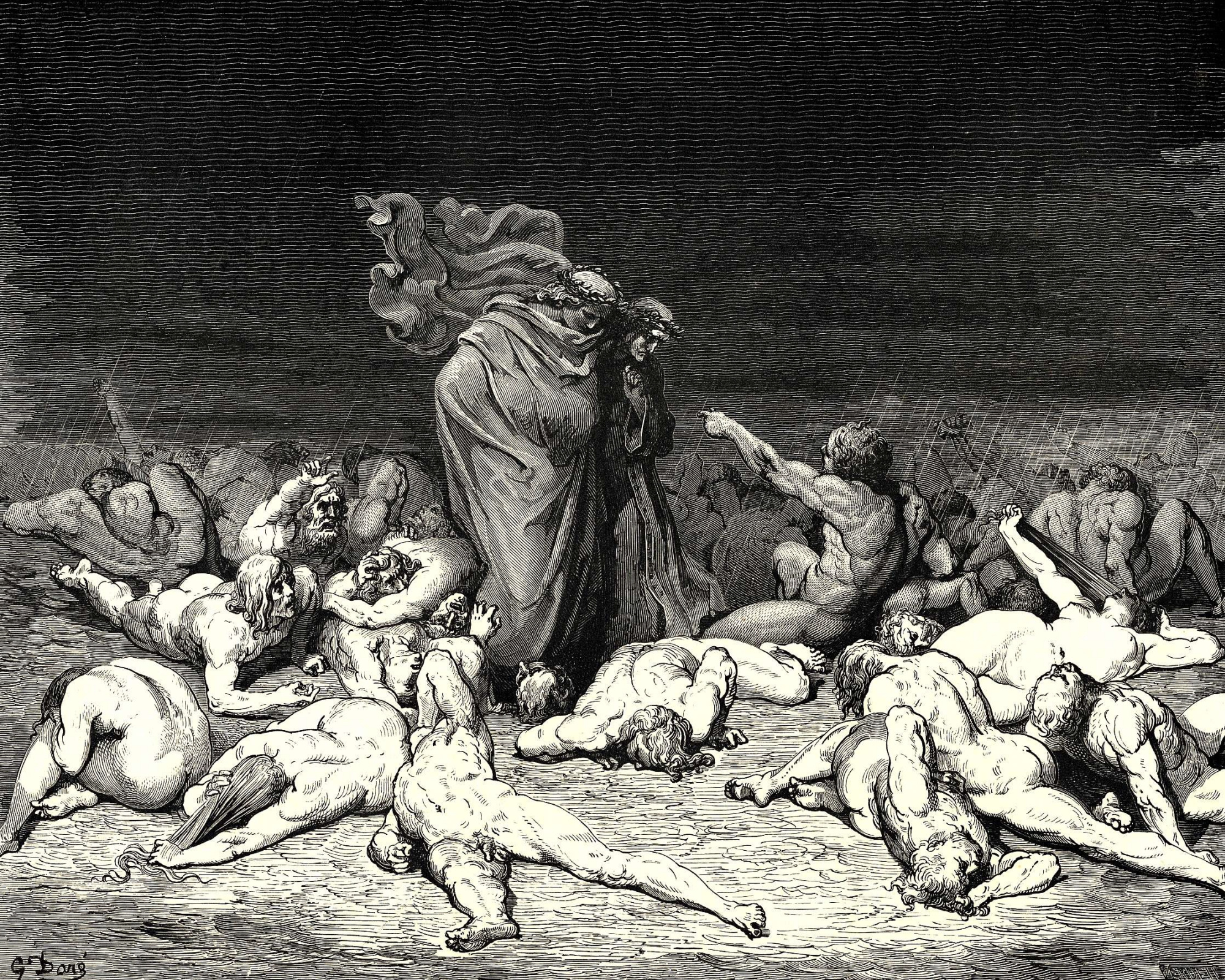 Paul Gustave Dore. Illustration for the "Divine Comedy"