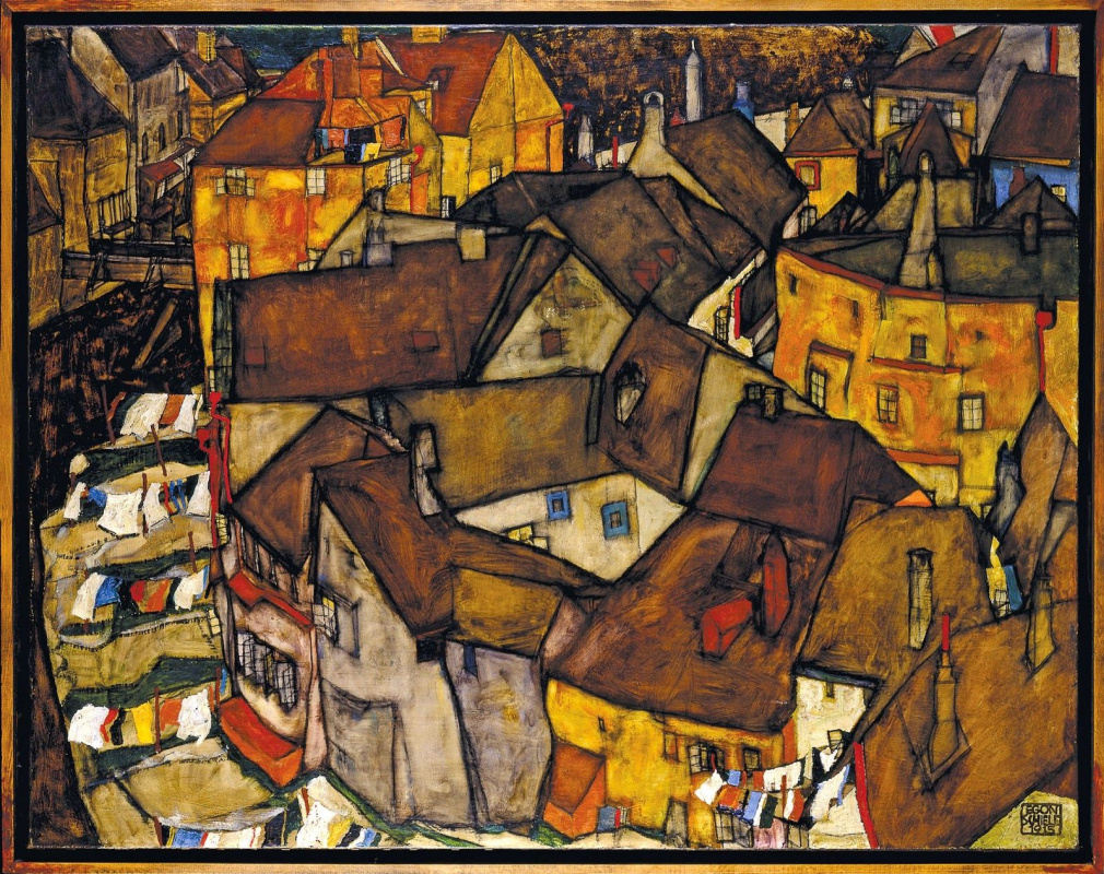 Egon Schiele. Krumau. Crescent I