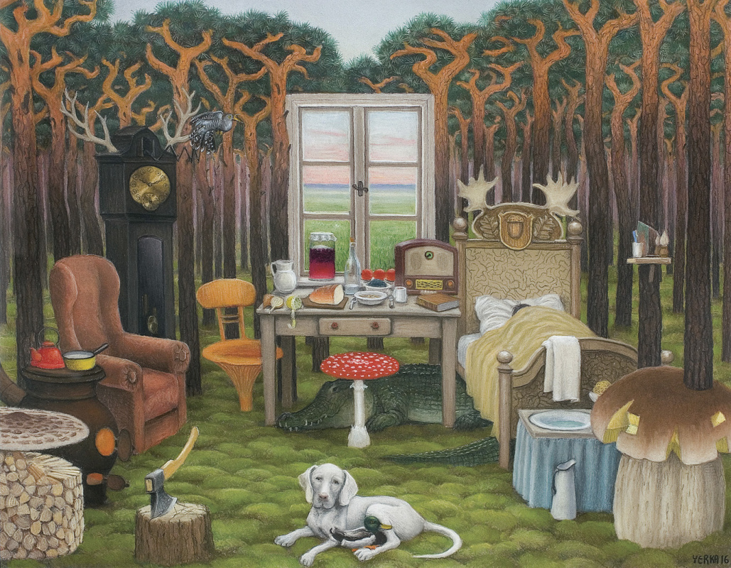 Jacek Yerka. La mattina di Hunter