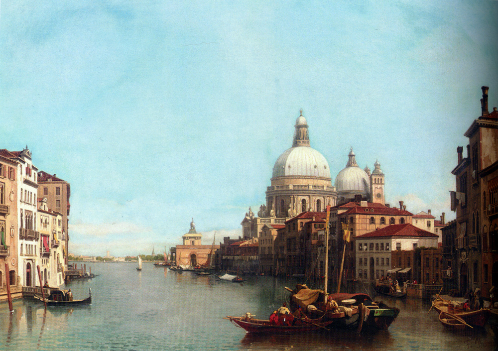 Francois Antoine Bossuete. The Grand canal in Venice