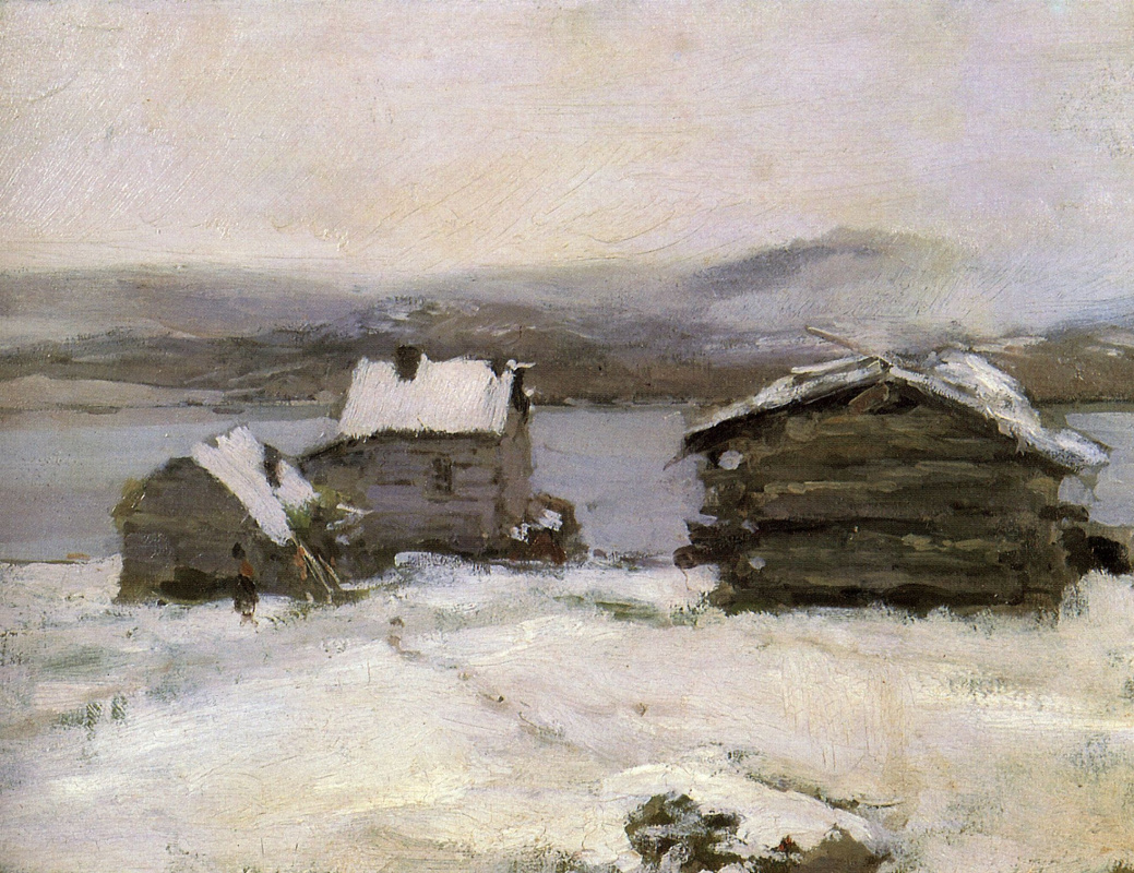 Konstantin Korovin. Winter in Lapland