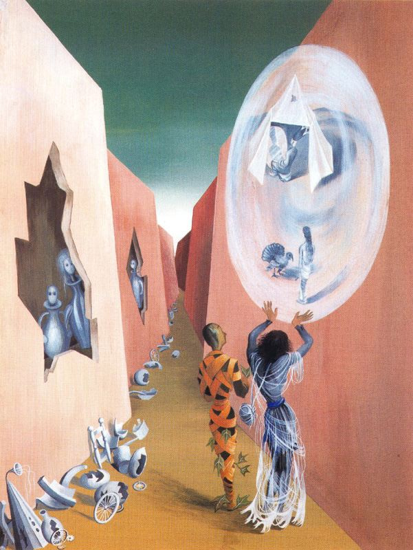 Remedios varo. Gitana and Harlequin