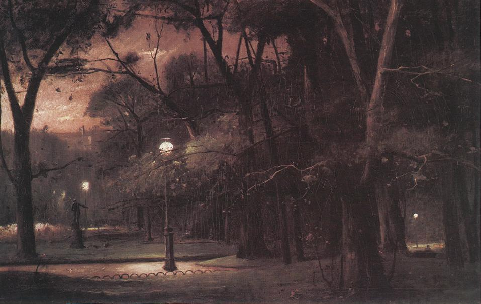 Mihály Munkácsy. Evening in the Park Monceau
