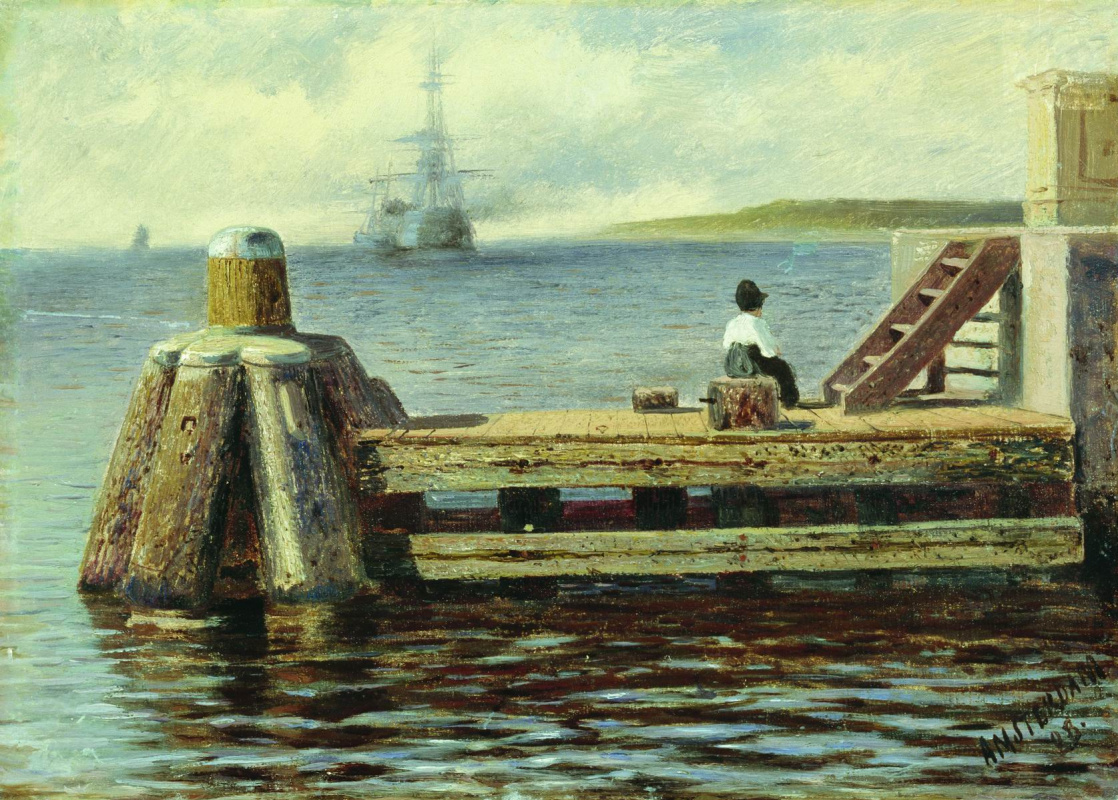 Alexey Petrovich Bogolyubov. Amsterdam marina