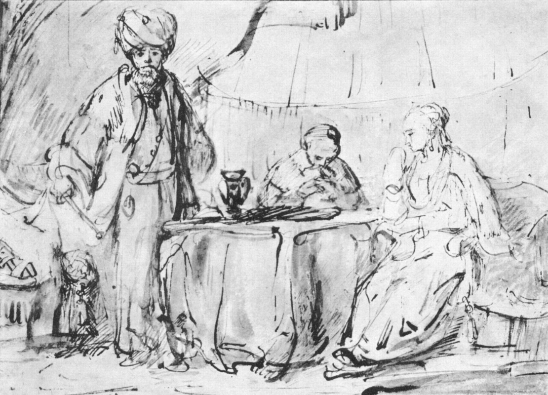 Rembrandt Harmenszoon van Rijn. The feast of Esther
