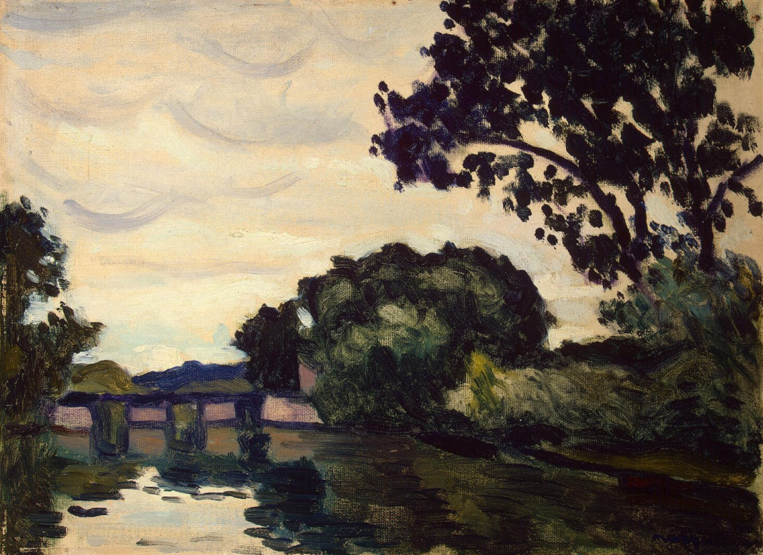 Albert Marquet. Landscape with bridge