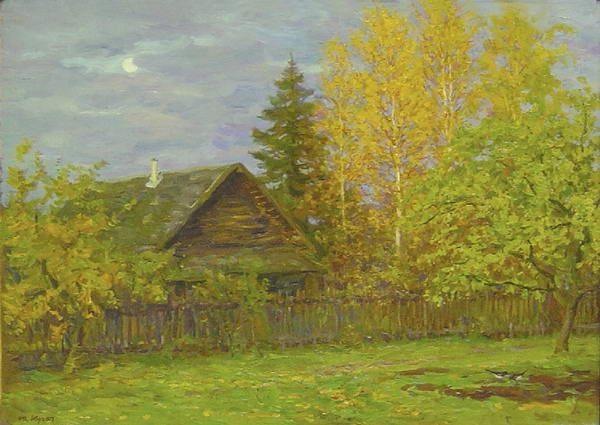 Yuri Petrovich Cugac. Autumn evening
