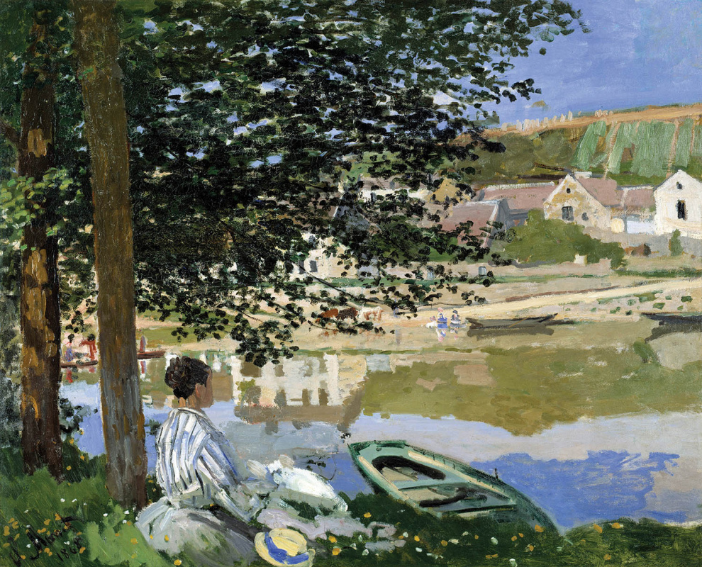Claude Monet. On the banks of the Seine, Bencur