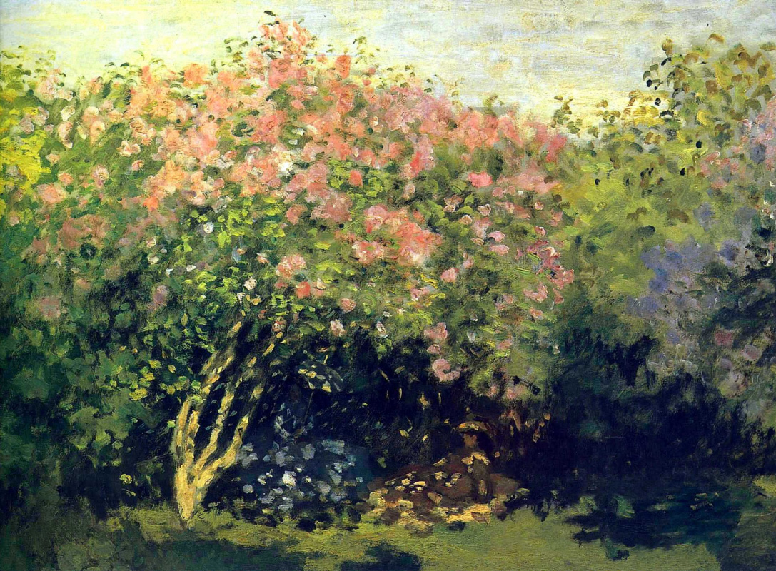 Claude Monet. Lilacs in the sun