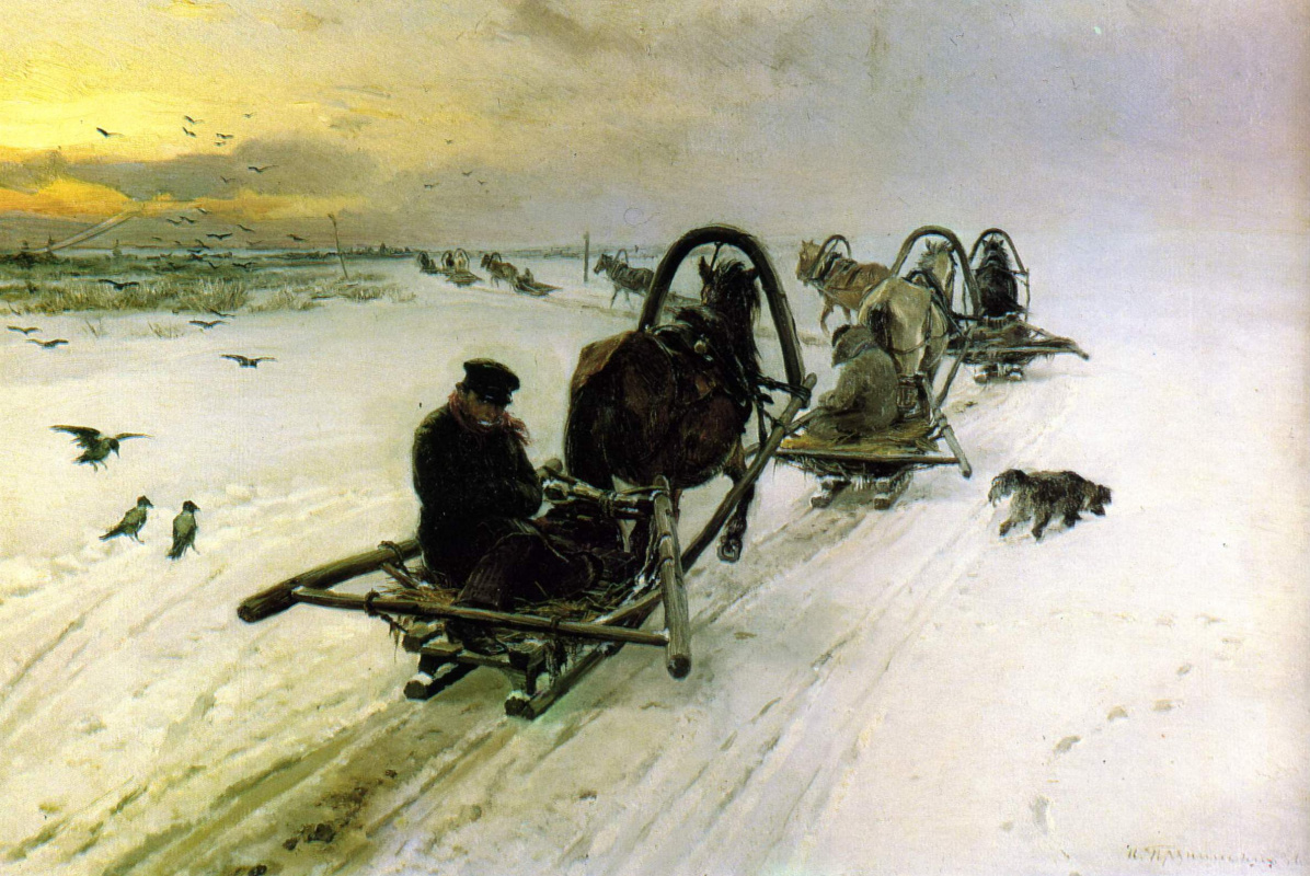 Illarion Mikhailovich Pryanishnikov. Порожняки. 1871