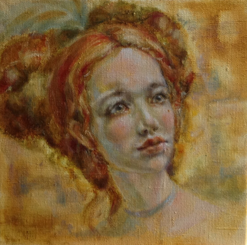 Irina Georgievna Gartenko. Oil on canvas 30/30