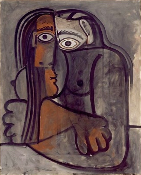 Pablo Picasso. Donna con le braccia incrociate