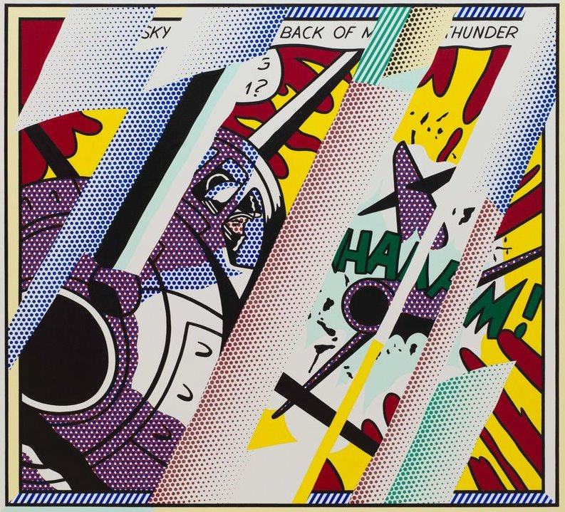 Roy Lichtenstein. Thoughts: Aaaah!