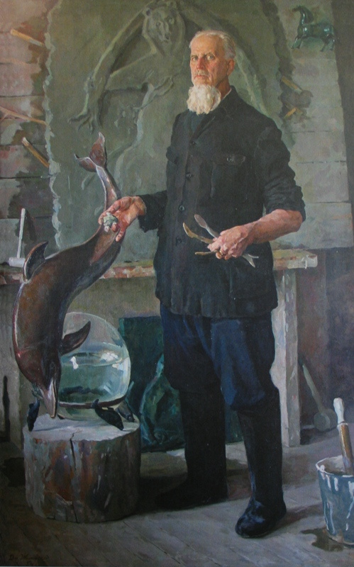 Дмитрий Дмитриевич Жилинский. «Портрет скульптора И.С.Ефимова» 1954