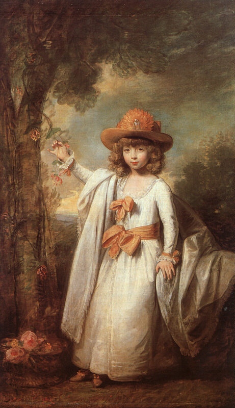 Gilbert Stuart. The girl at the tree