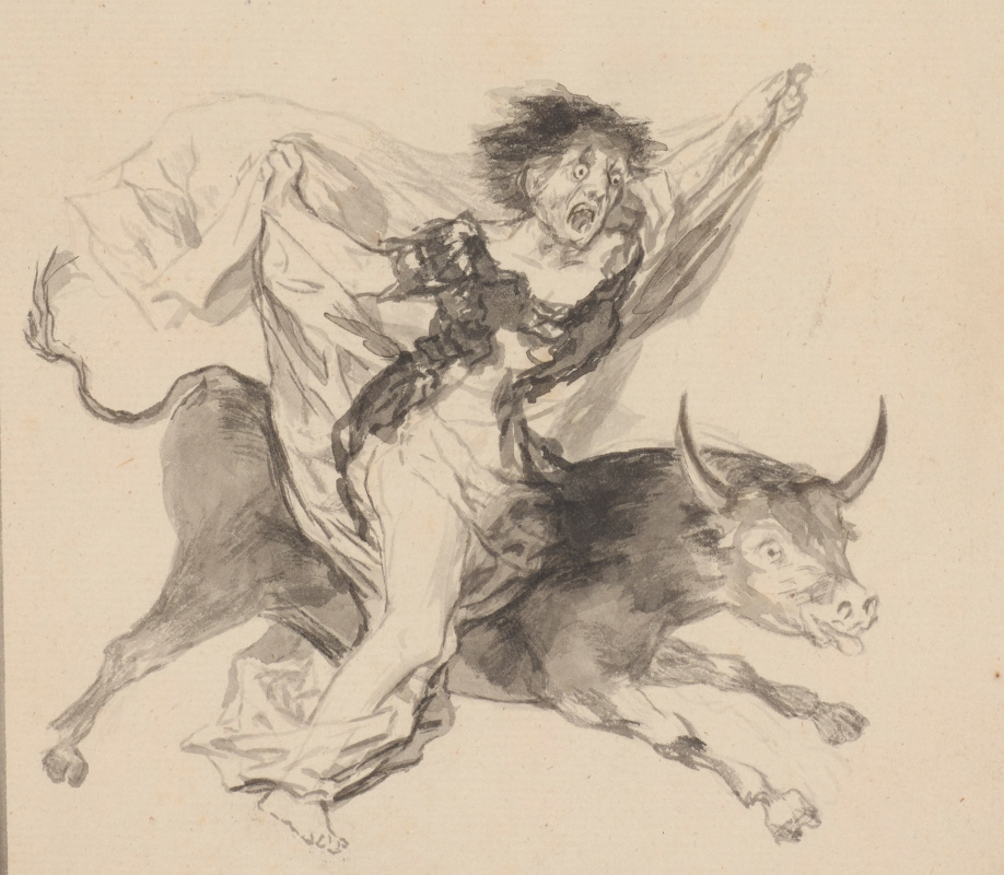 Francisco Goya. Pesadilla (fragmento)