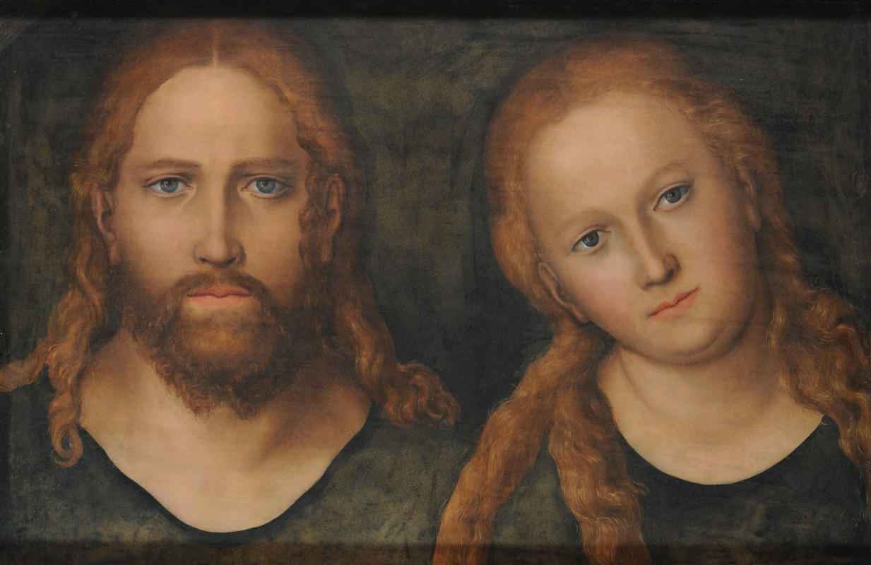 Lucas the Younger Cranach. Jesus and Mary Magdalene