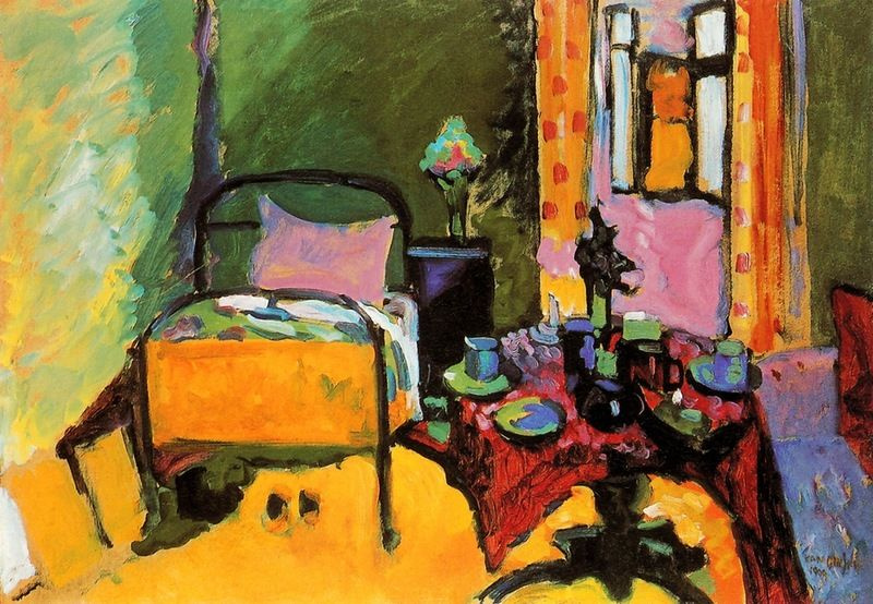 Wassily Kandinsky. Bedroom Ainmillerstrasse