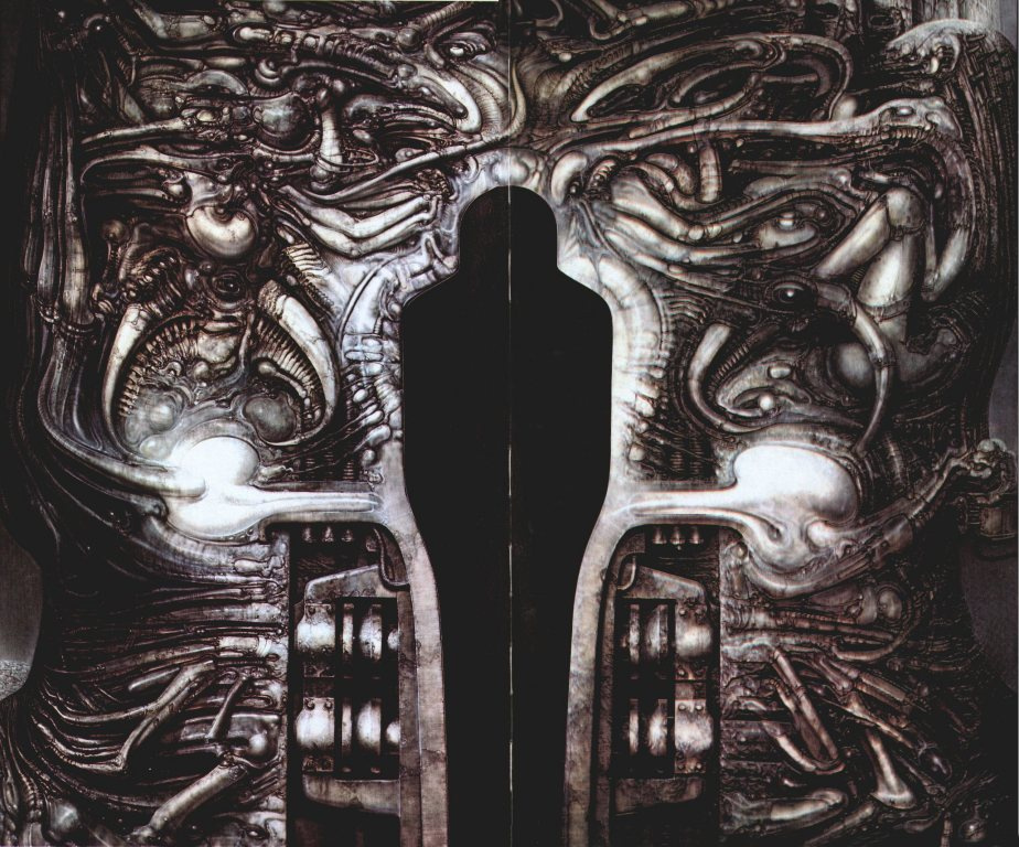 Hans Rudolph Giger. Entrance to the temple