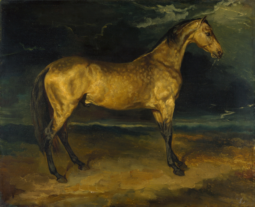 Théodore Géricault. Scared horse