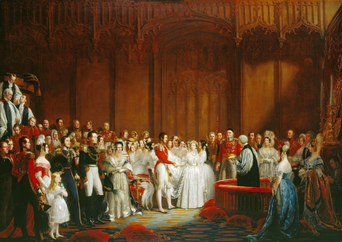 George Heather. Mariage de la reine Victoria le 10 février 1840