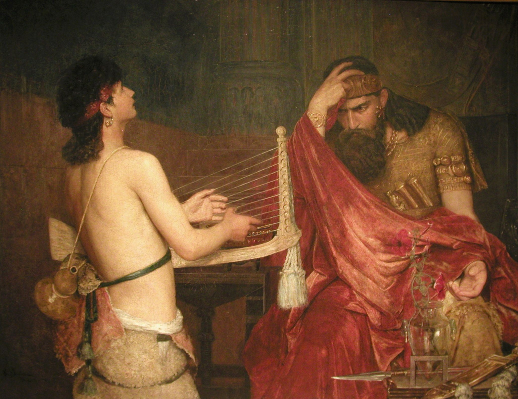 Yousefson Ernst. Saul hears the music of David