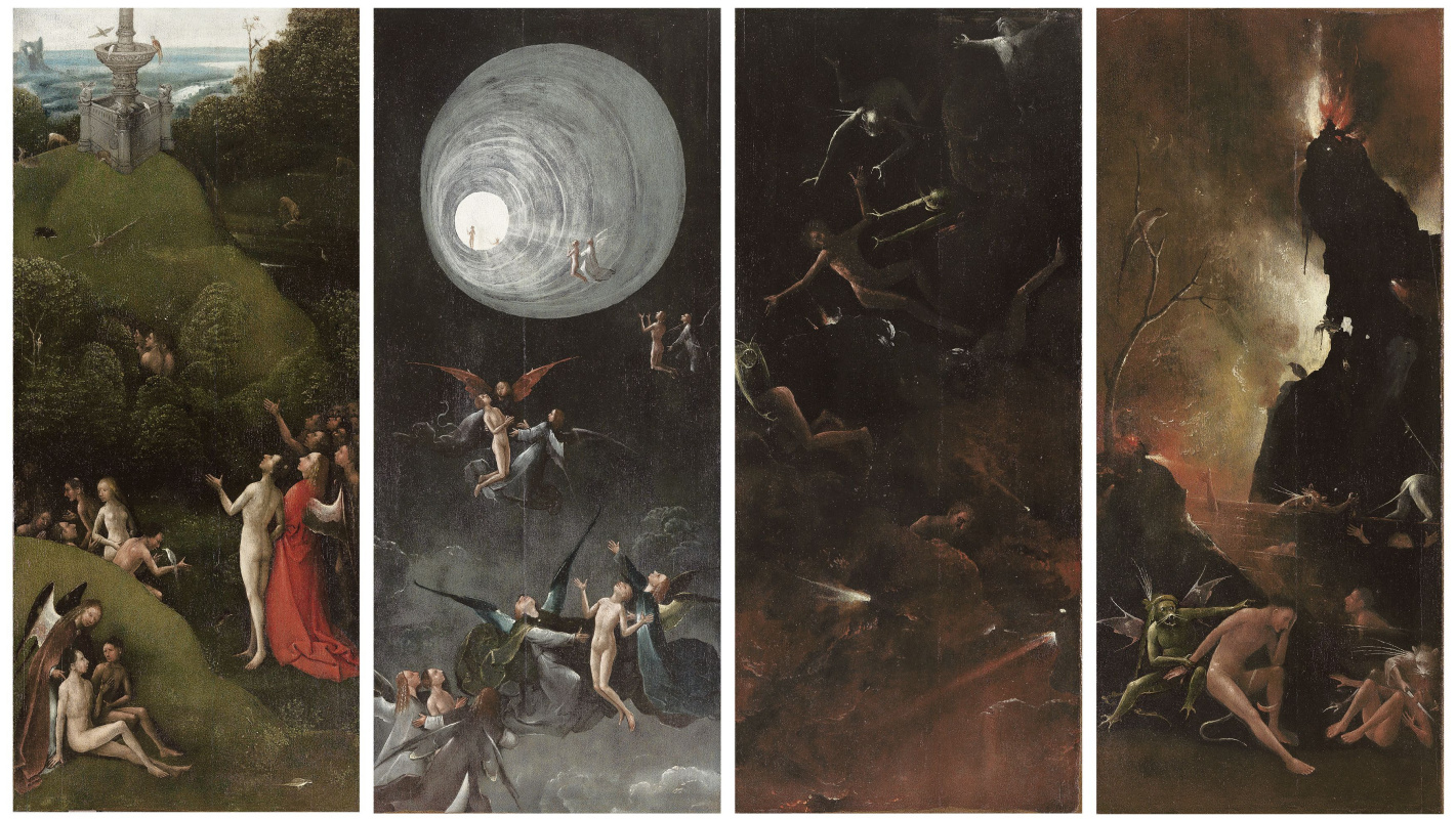 Hieronymus Bosch. Paradiso e inferno (Four Visions of the Underworld)