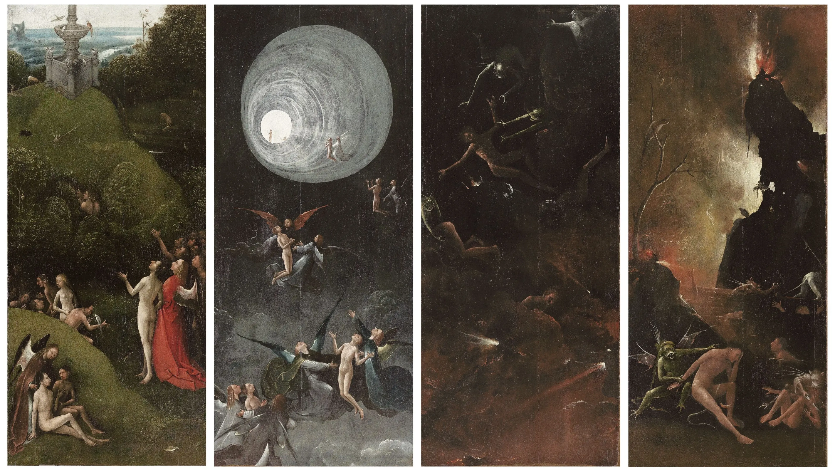 Hieronymus Bosch. Visions of the underworld (Blessed and cursed)
